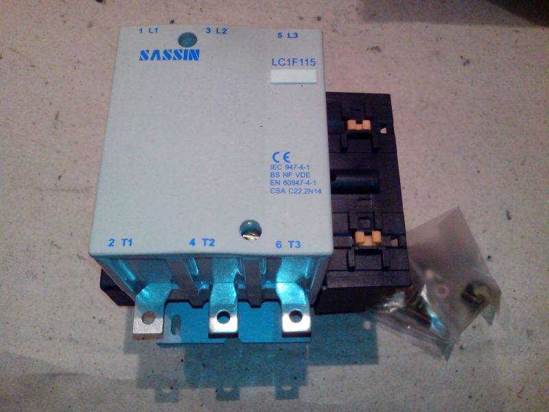 Контактор LC1-F115 220В 50Гц